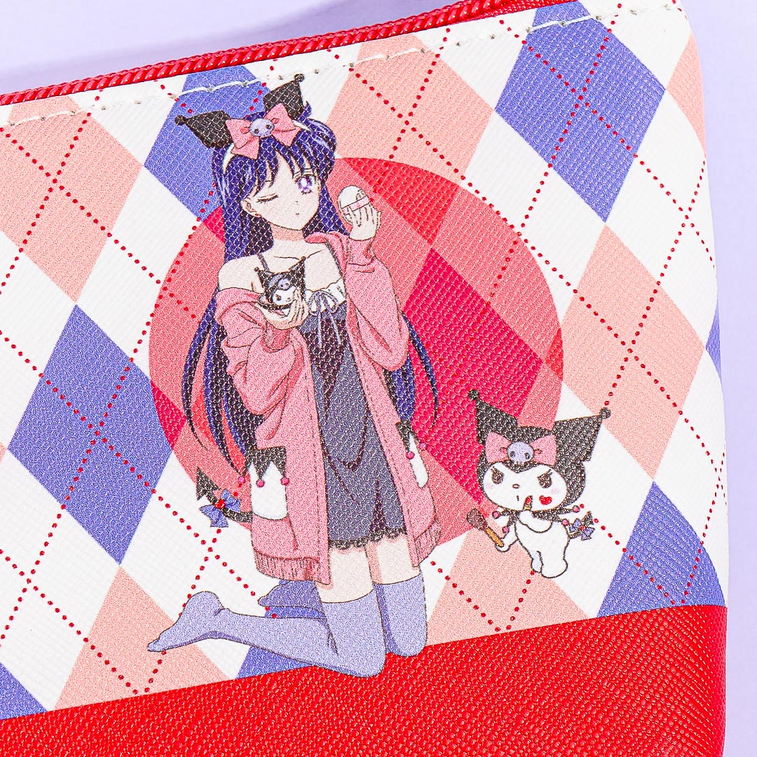 Sailor Moon Cosmos x Sanrio Characters Pouch - Sailor Mars & Kuromi