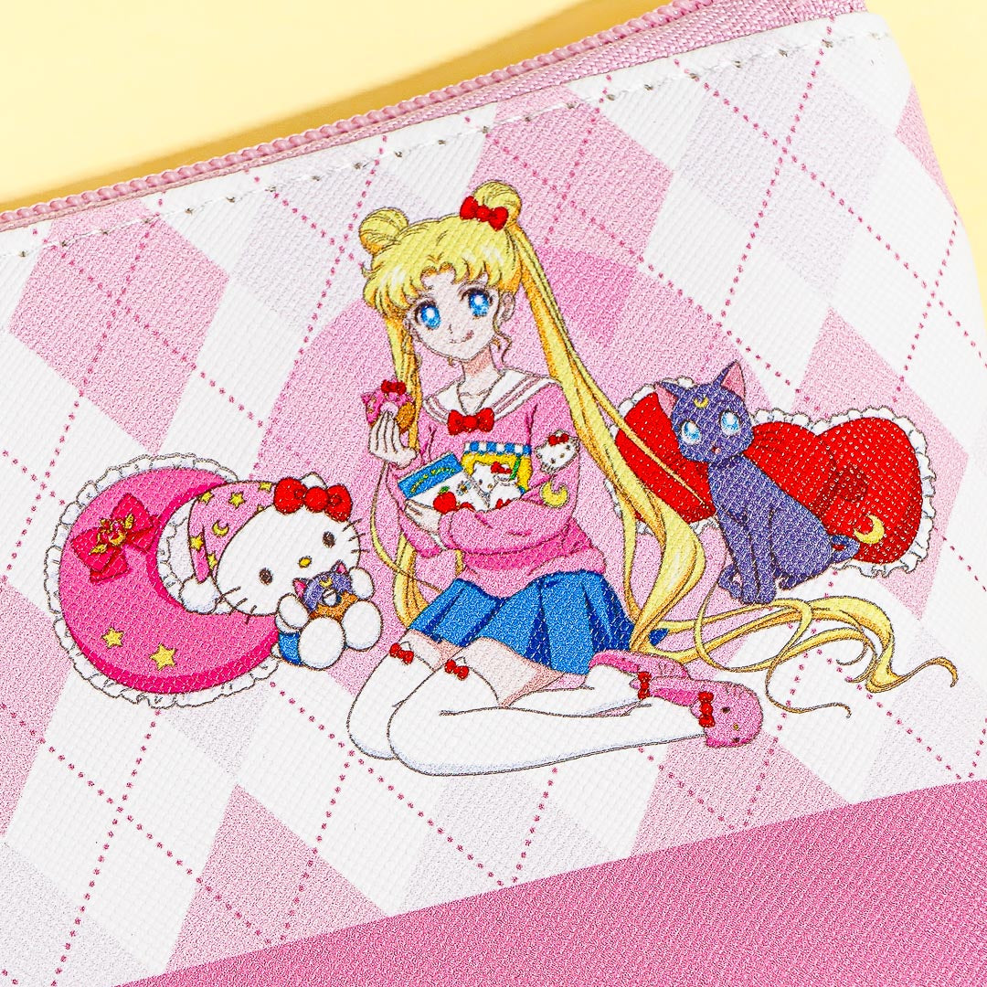 Sailor Moon Cosmos x Sanrio Characters Pouch - Sailor Moon & Hello Kitty
