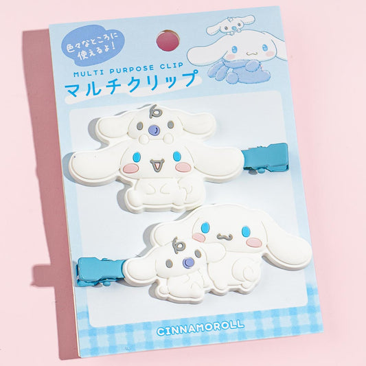 Cinnamoroll Rubber Multi-Clip Set - 2 pcs