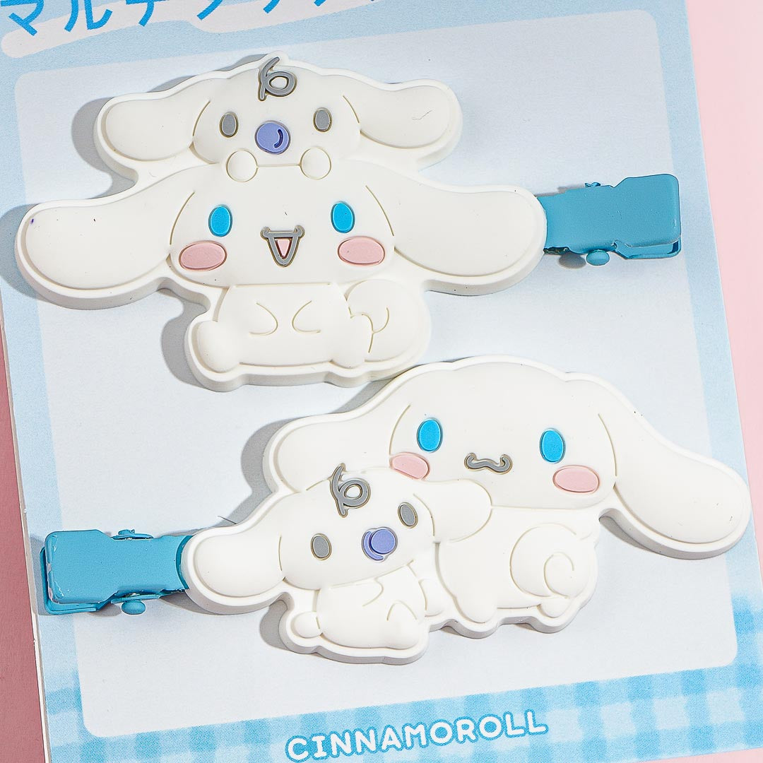Cinnamoroll Rubber Multi-Clip Set - 2 pcs