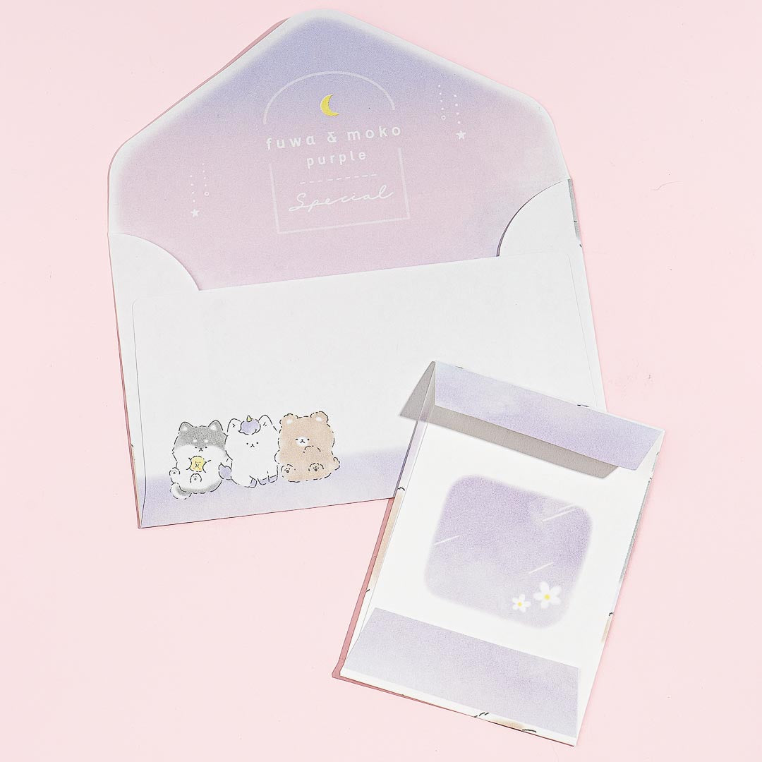 Fuwa & Moko Purple Sky Mini Letter Set