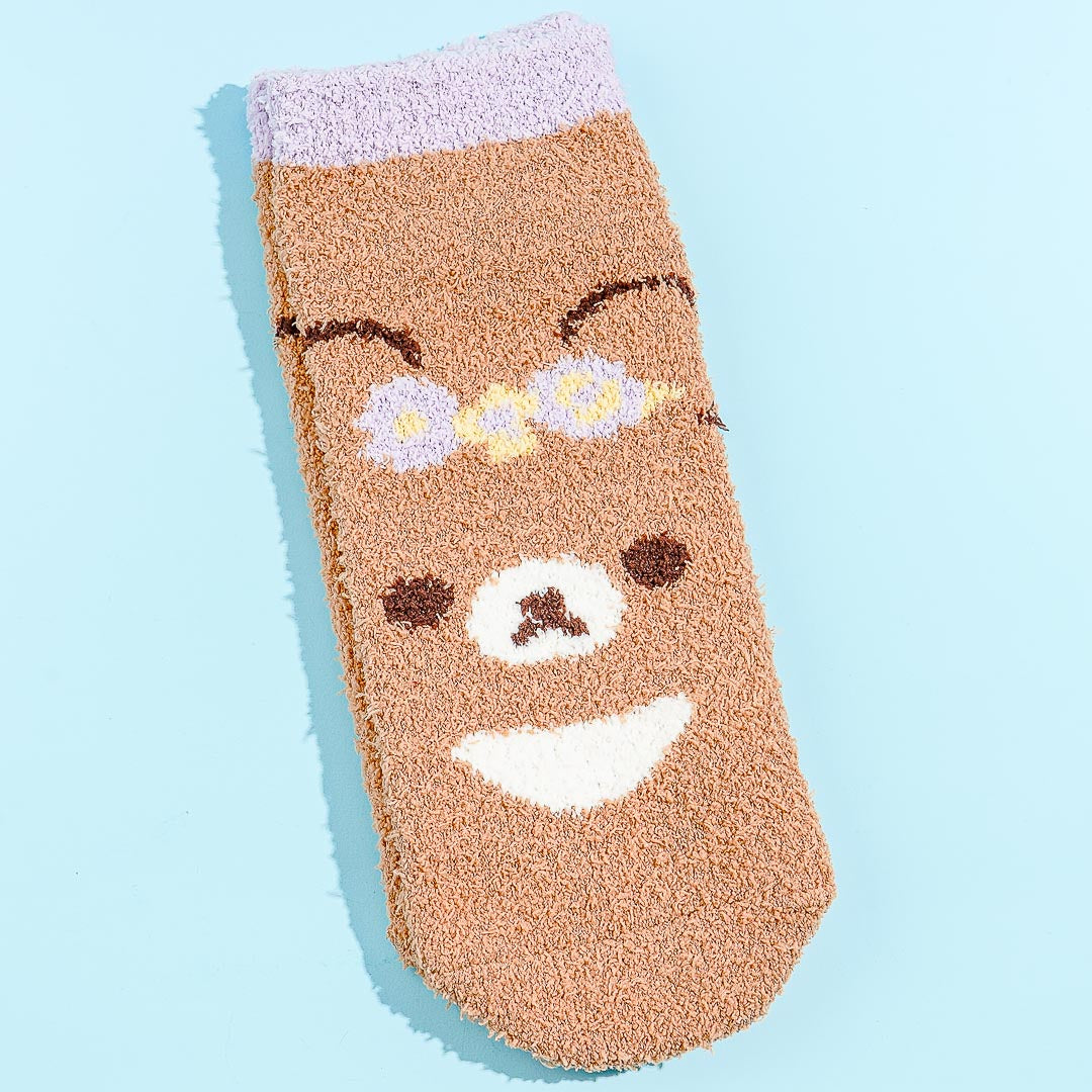 Chairoikoguma Flower Tea Time Socks