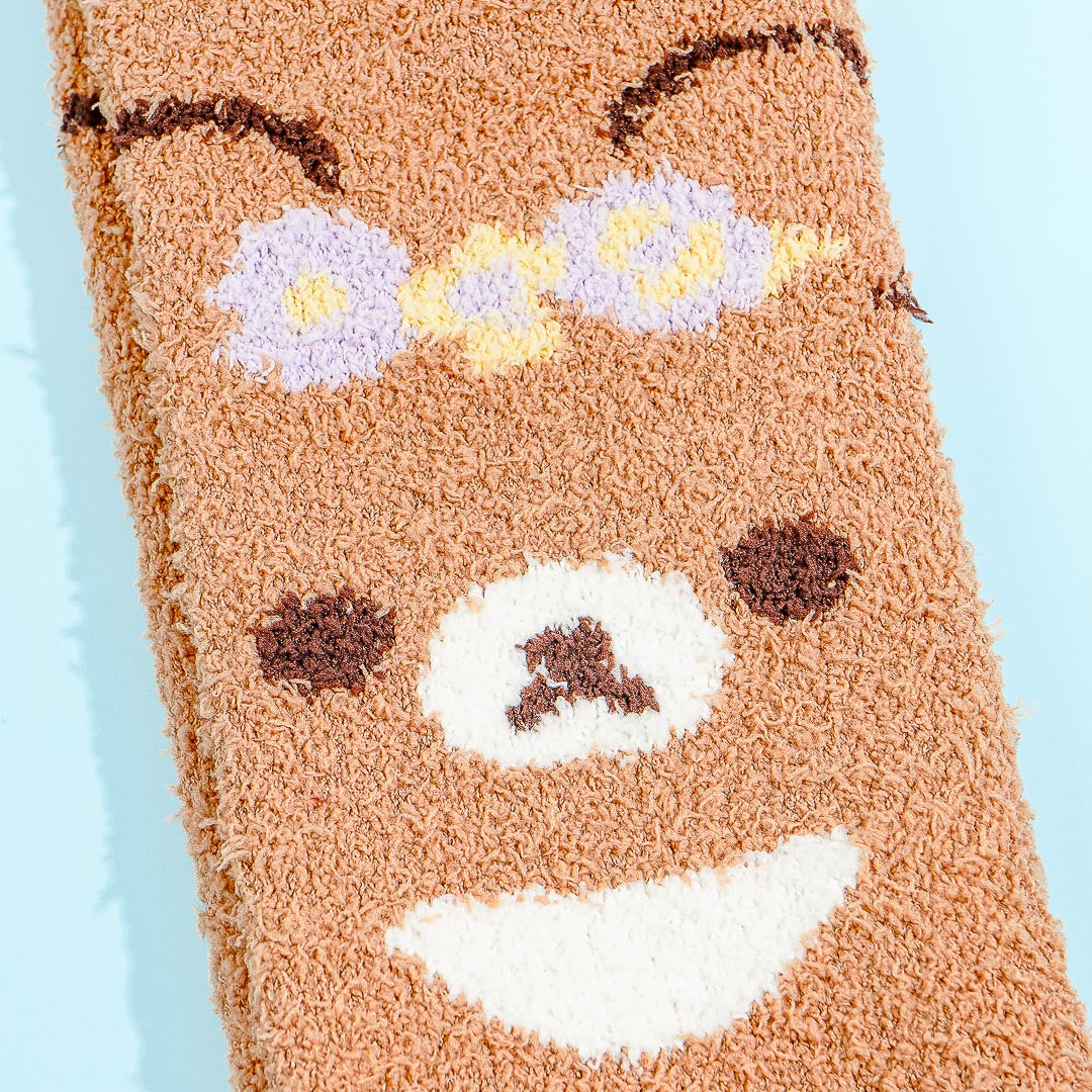 Chairoikoguma Flower Tea Time Socks