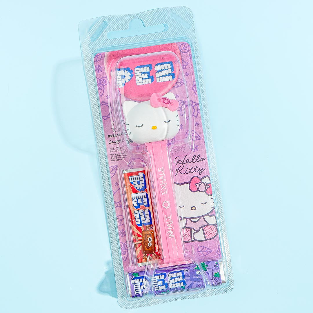 Morinaga PEZ Candy - Meditating Hello Kitty