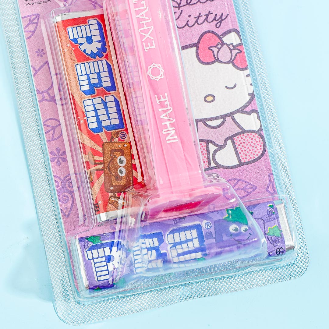 Morinaga PEZ Candy - Meditating Hello Kitty