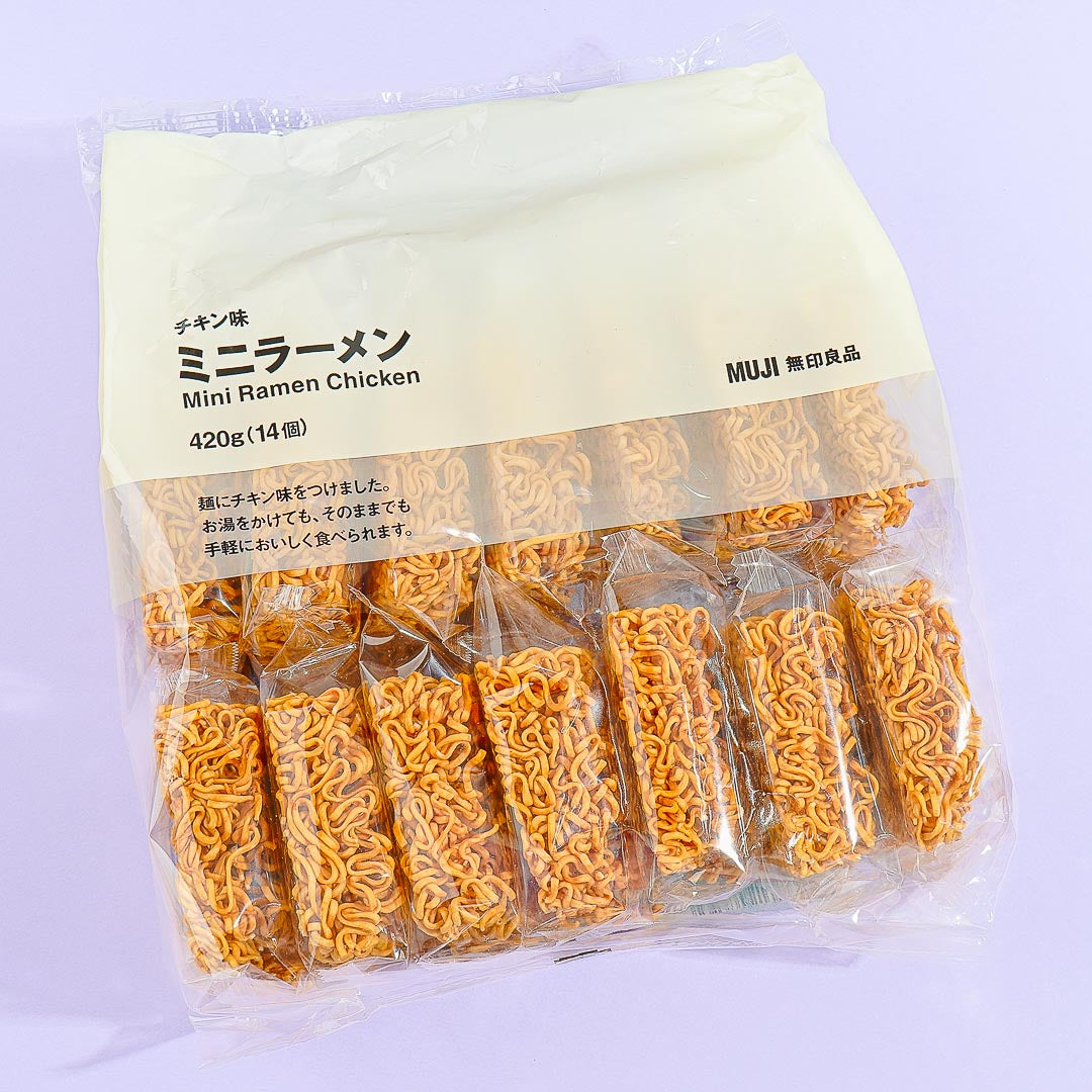 MUJI Mini Ramen Snacks Large Bag - Chicken