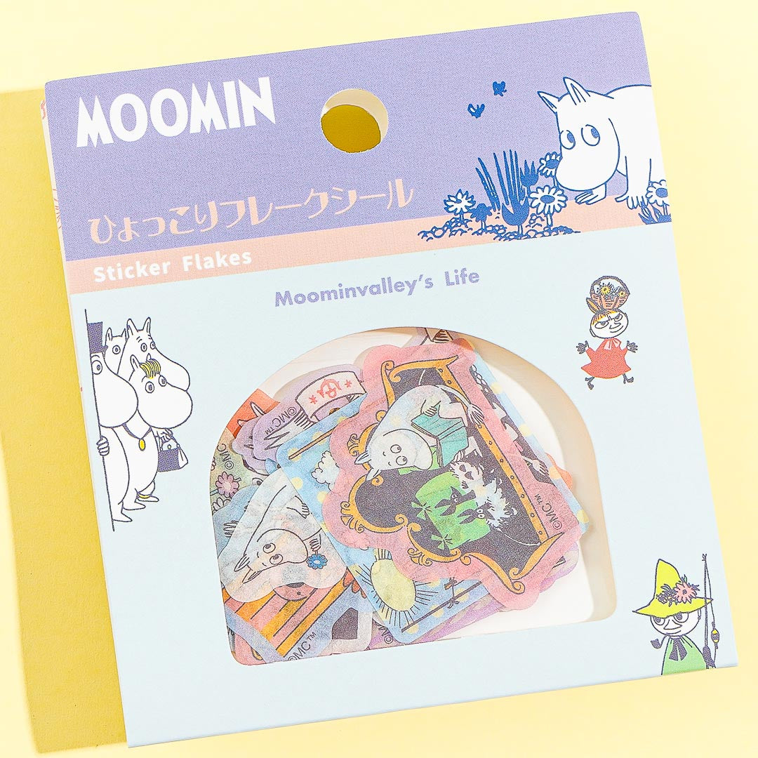 Moomin Moominvalley's Life Sticker Flakes