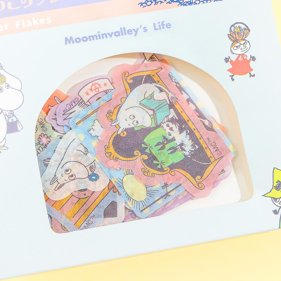 Moomin Moominvalley's Life Sticker Flakes