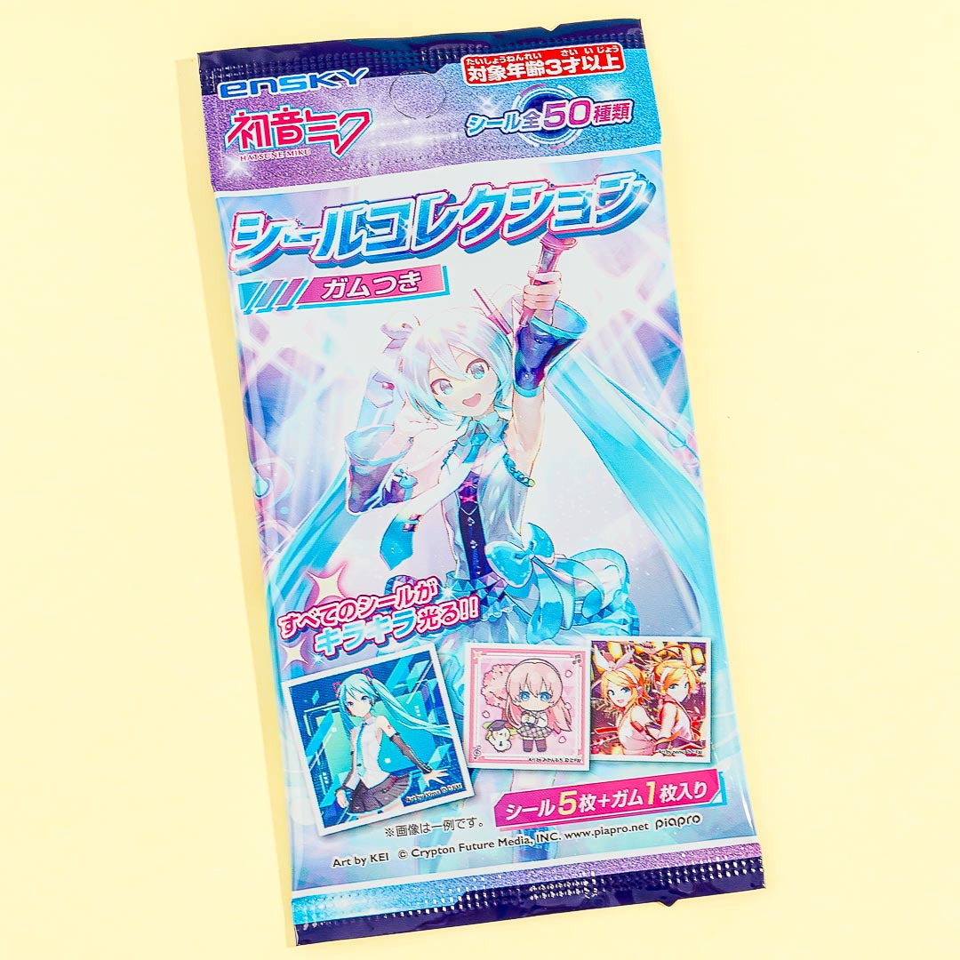 Hatsune Miku Collectible Sticker With Gum