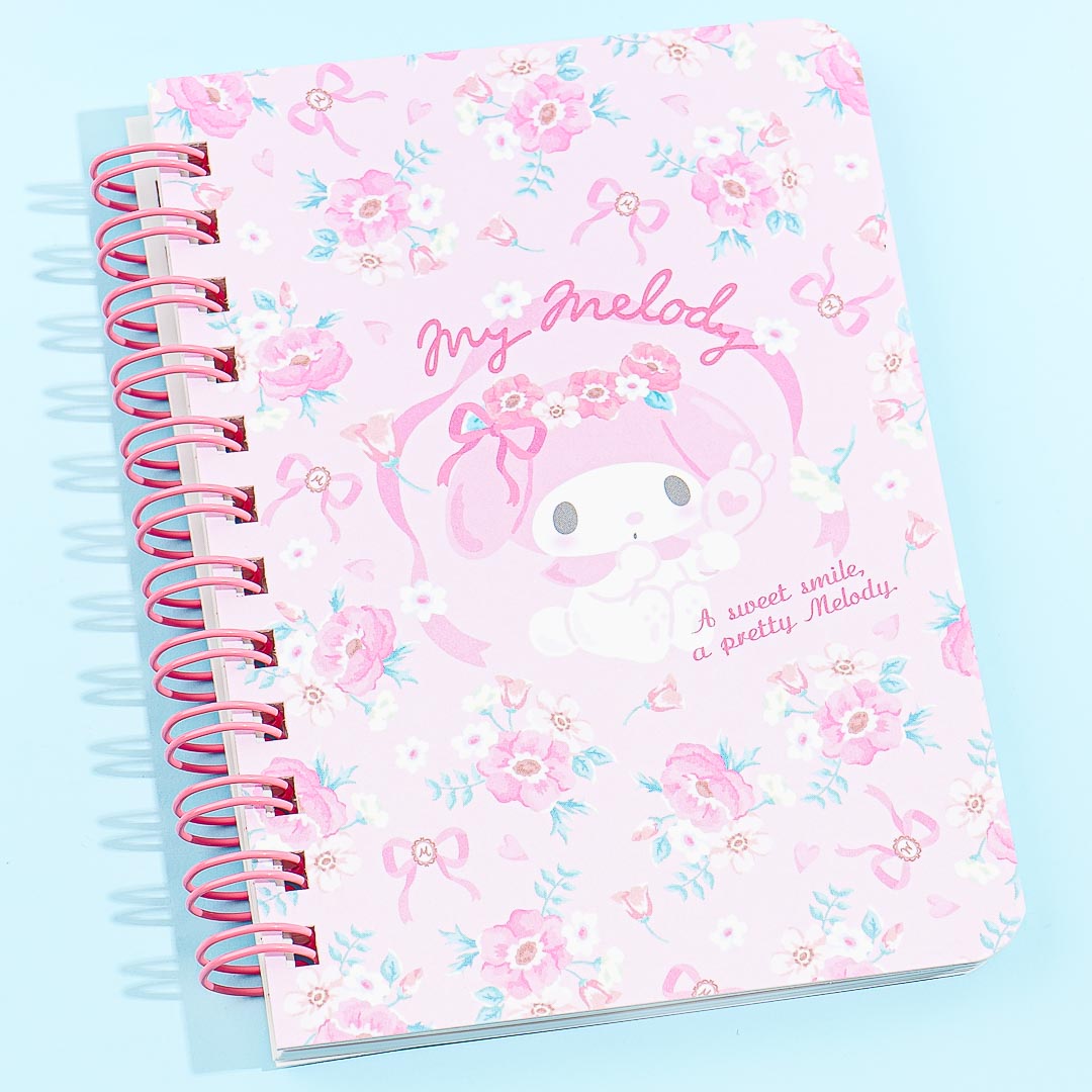 My Melody Flower Garden B7 Spiral Notebook