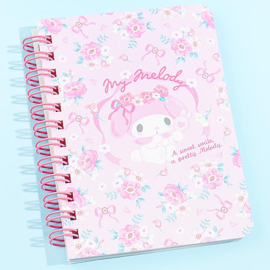 My Melody Flower Garden B7 Spiral Notebook