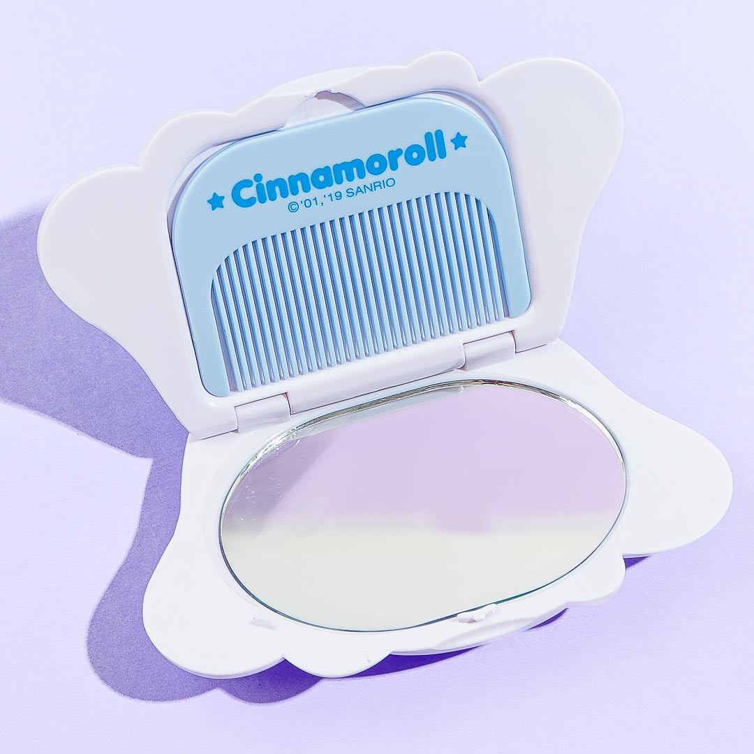 Cinnamoroll Compact Mirror & Comb Set