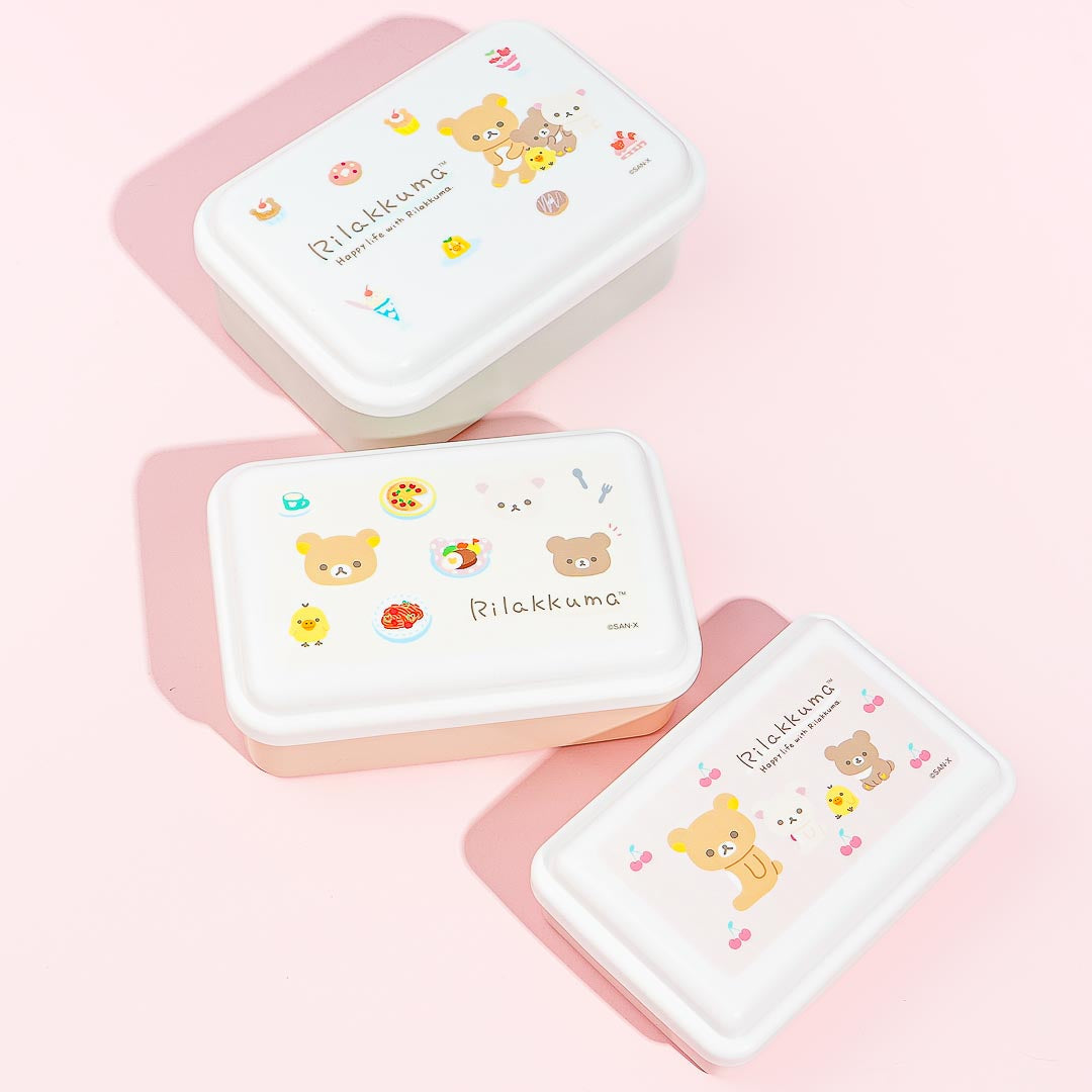 Rilakkuma & Friends Dessert Time Bento Box Set - 3 pcs