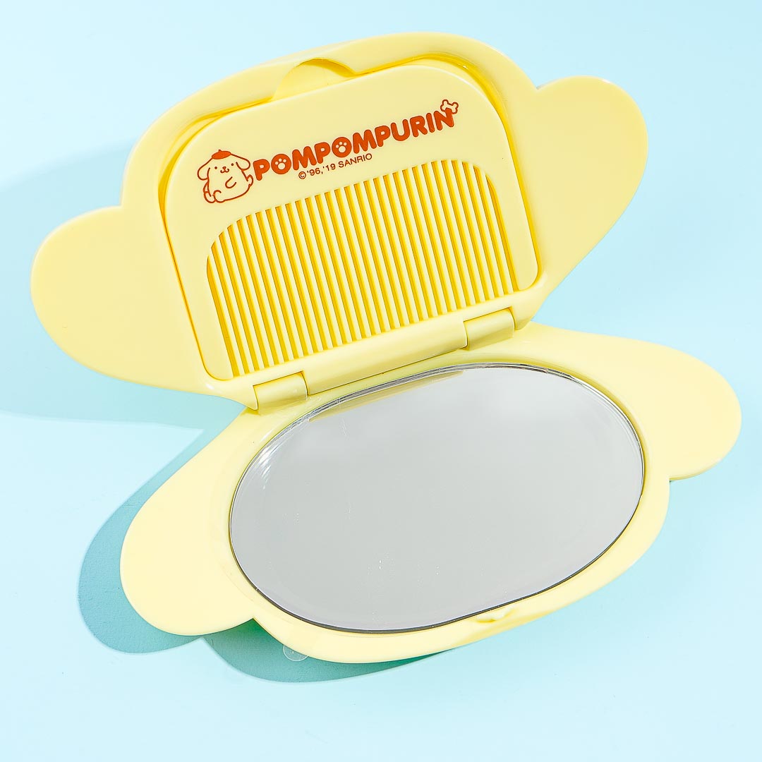 Pompompurin Compact Mirror & Comb Set