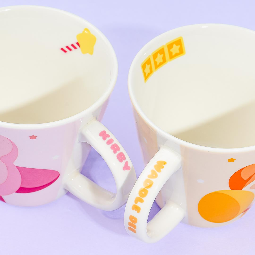 Kirby & Waddle Dee Ceramic Mug Set - 2 pcs