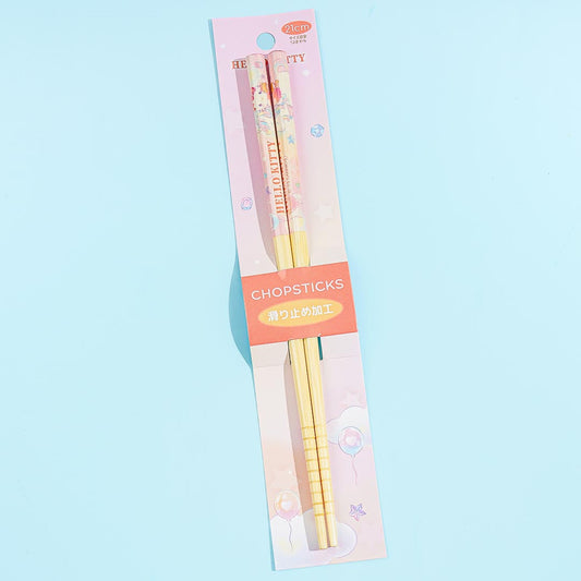 Hello Kitty & The Glitter Unicorn Bamboo Chopsticks