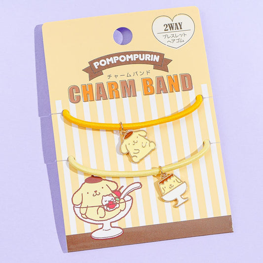 Pompompurin Charm Band Hair Tie Set