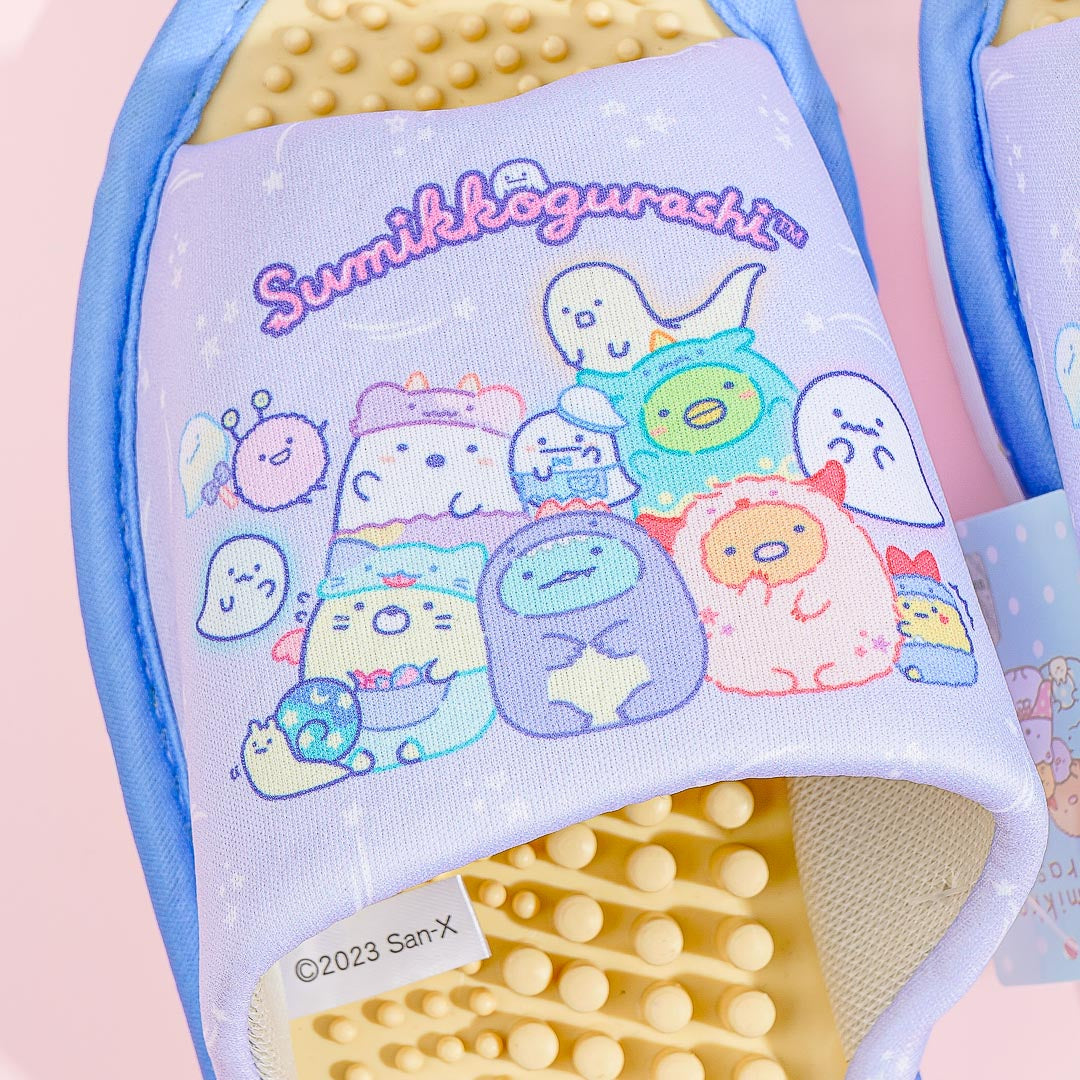 Sumikko Gurashi Monster Night Accupressure Slippers - Purple