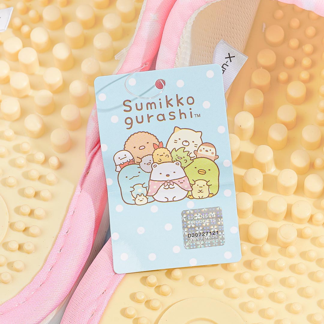 Sumikko Gurashi Yochi Yochi Baby Accupressure Slippers - Pink
