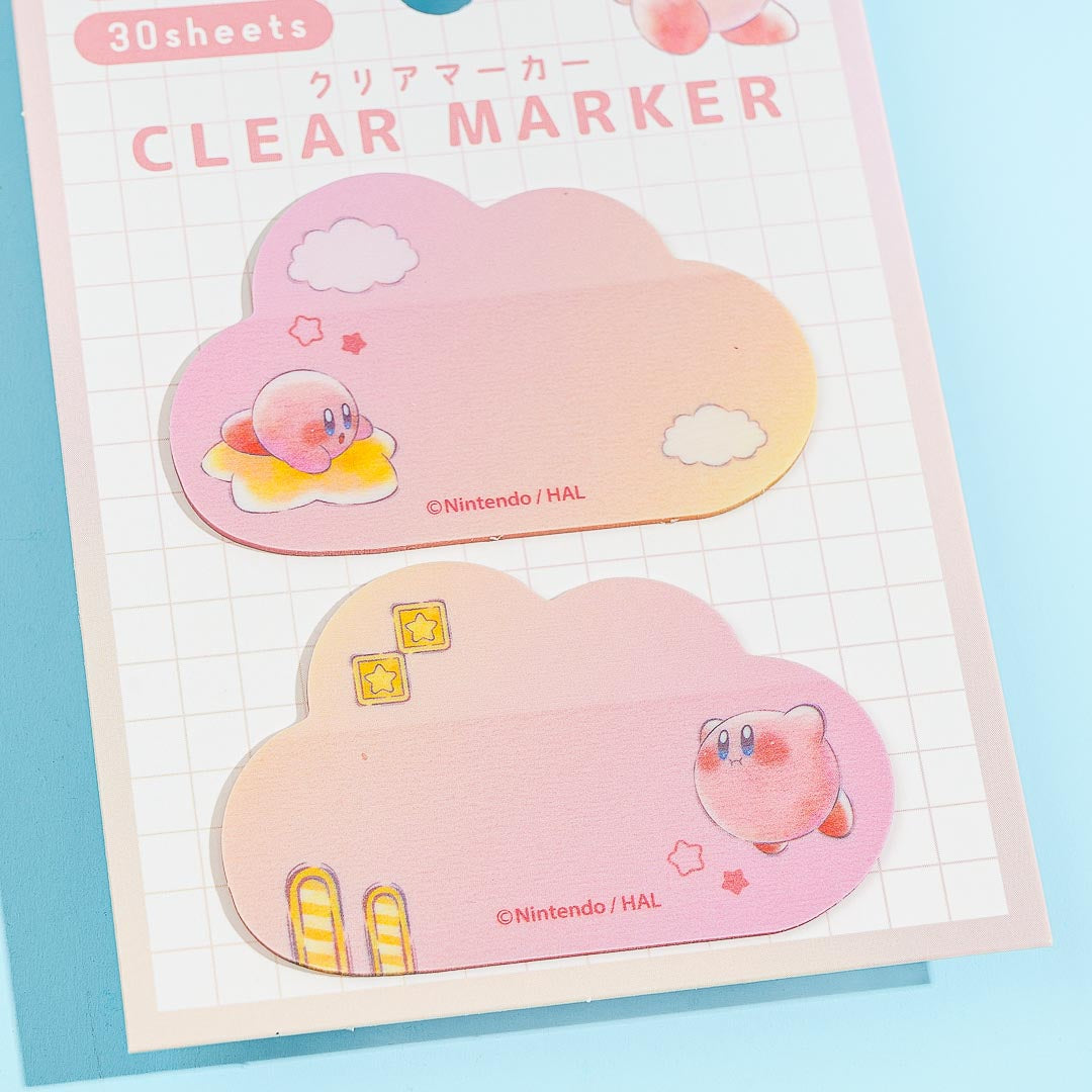 Kirby Clear Marker Sticky Notes