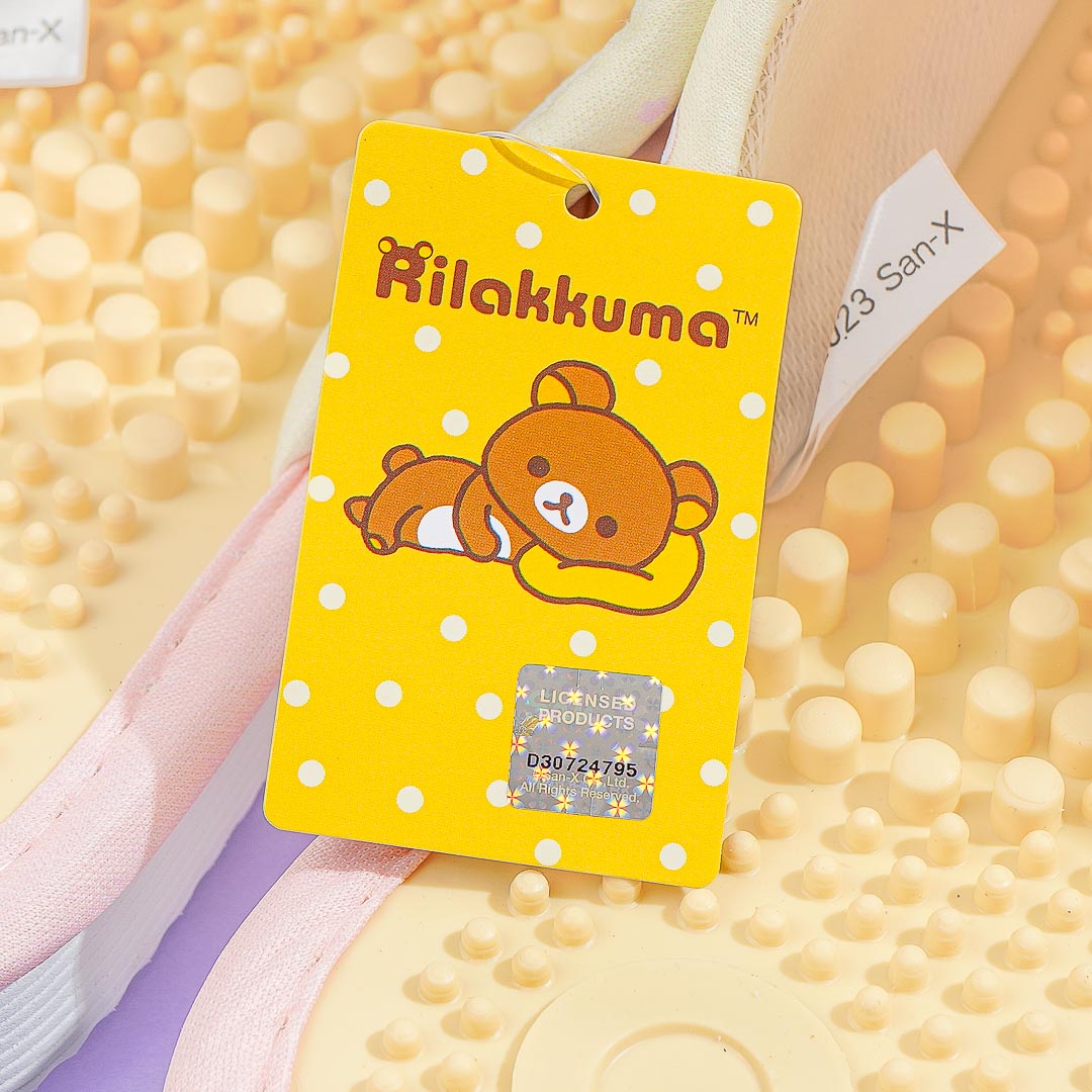 Rilakkuma Baby Friends Accupressure Slippers - Yellow