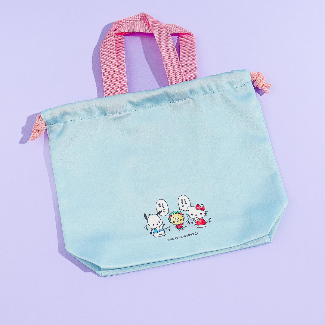 Coji-Coji x Sanrio Characters Mini Drawstring Handbag