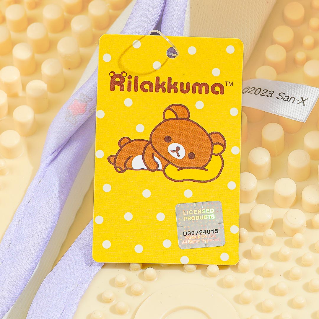 Rilakkuma & Korilakkuma Candy Friends Accupressure Slippers - Purple