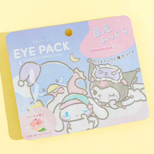 Sanrio Sleepover Trio Eye Pack - Peach