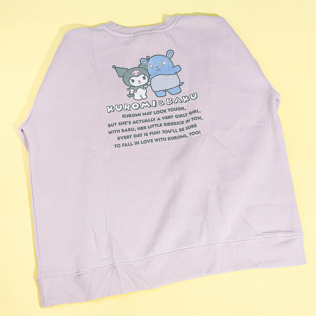 Kuromi & Baku Sweatshirt - Lavender