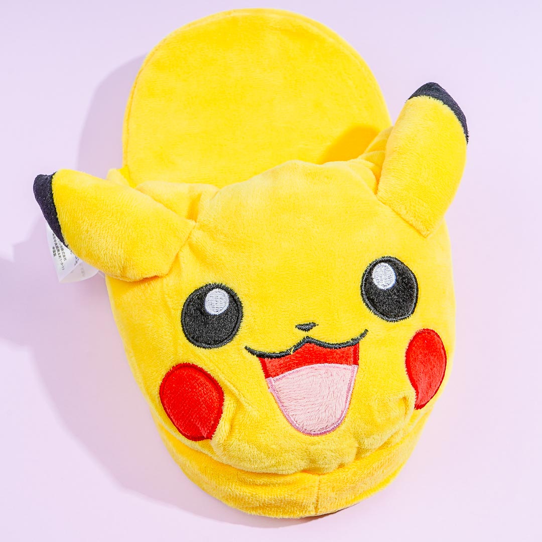 Pokemon Happy Pikachu Fluffy Slippers