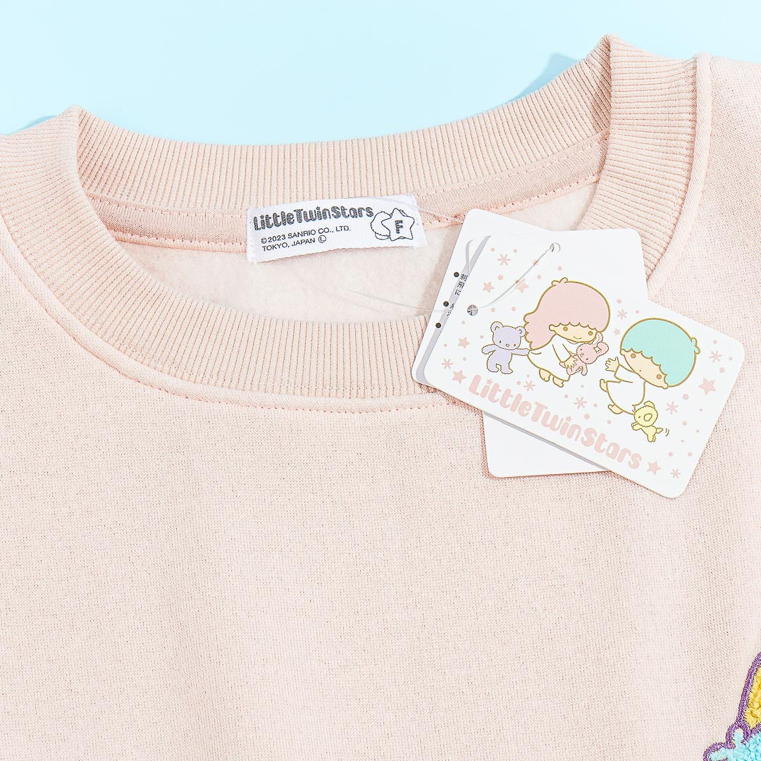 Little Twin Stars Embroidered Sweatshirt