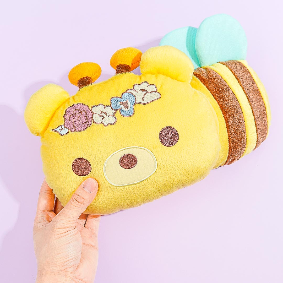 Rilakkuma Flower Tea Time Plushie Cushion - Kumanbachi