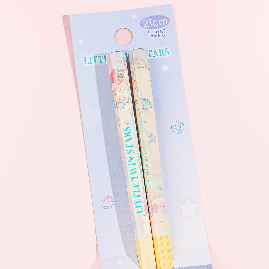 Little Twin Stars & The Glitter Unicorn Bamboo Chopsticks