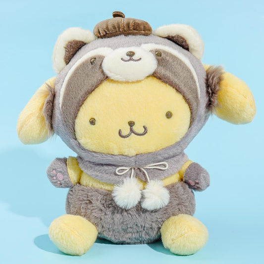 Pompompurin Forest Animals Plushie - Raccoon / Medium
