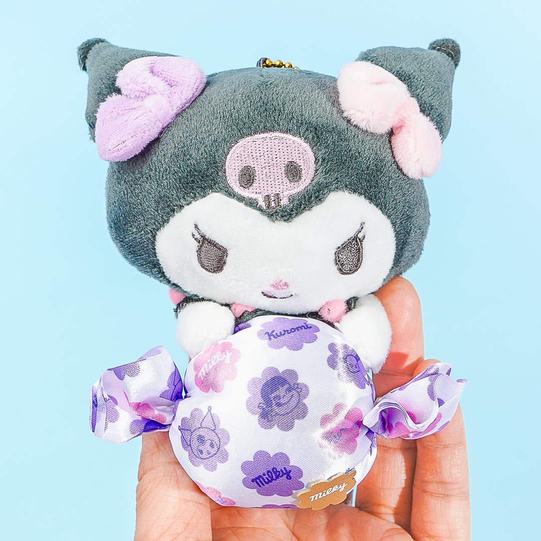 Kuromi Candy Plush Charm & Milky Candy Set