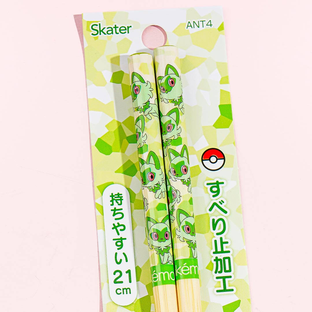 Pokemon Bamboo Chopsticks - Sprigatito