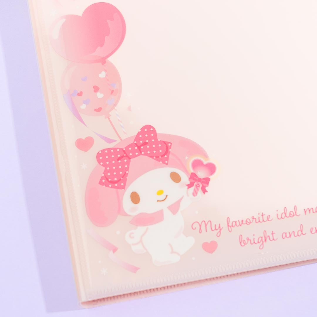 My Melody Party Clear Book Folder
