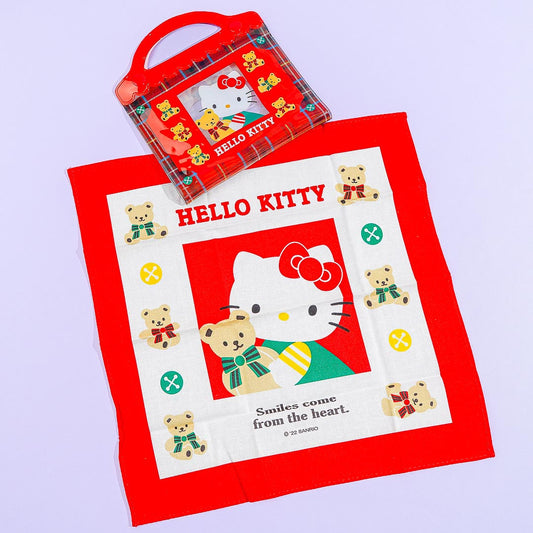 Hello Kitty Bear Hug Handkerchief Set