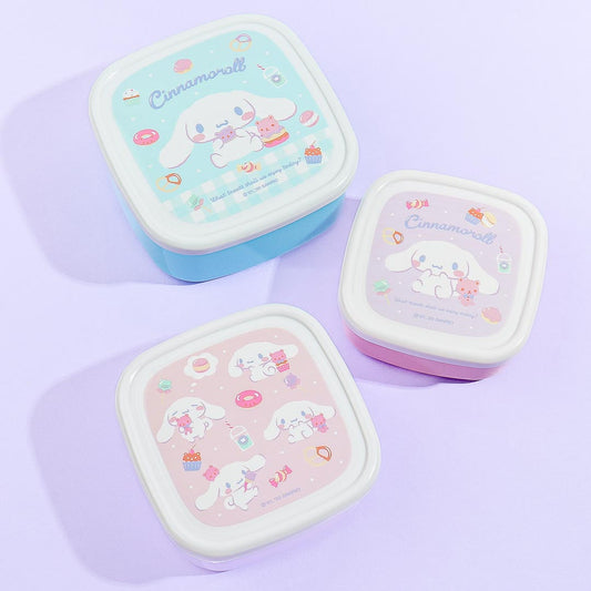 Cinnamoroll Sweet Treats Lunch Box Set - 3 pcs