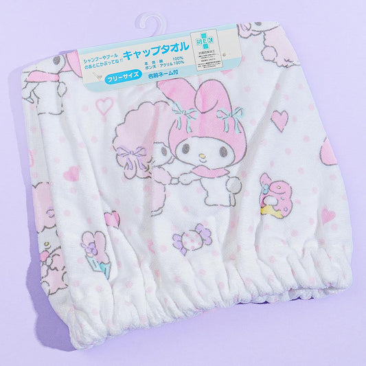 My Melody & My Sweet Piano Besties Towel Cap