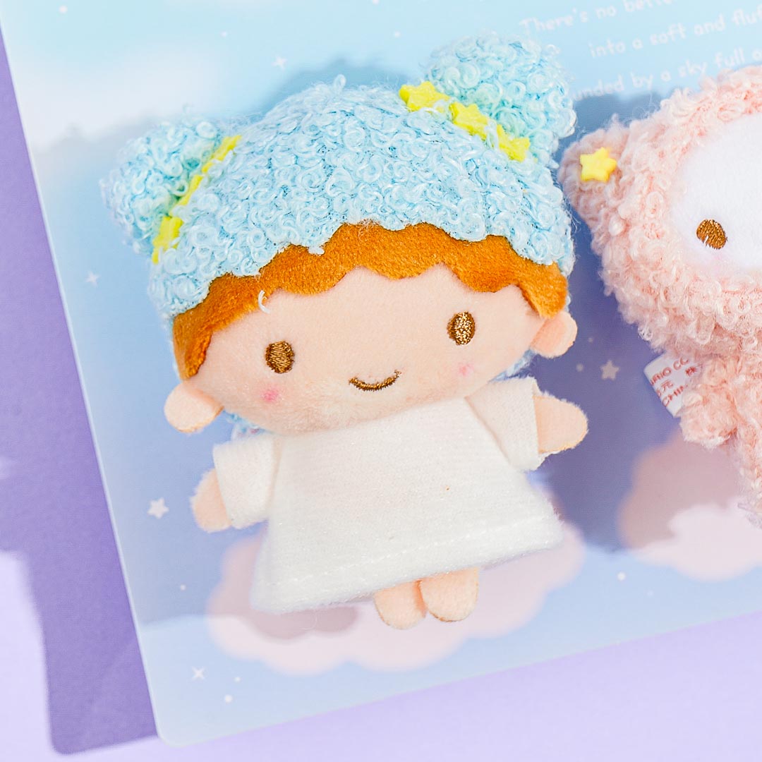 Little Twin Stars Fuwa Fuwa Fancy Brooch Set - Kiki & Puff