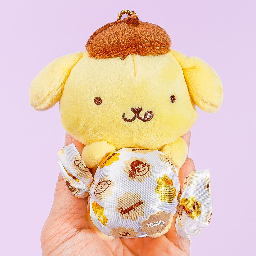 Pompompurin Candy Plush Charm & Milky Candy Set