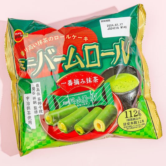 Bourbon Mini Balm Roll Snacks - First Pick Matcha