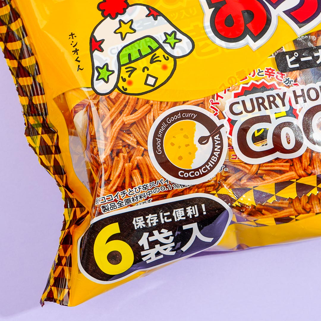 Baby Star Ramen Maru Coco Ichibanya Spicy Curry Snacks - 6 pcs