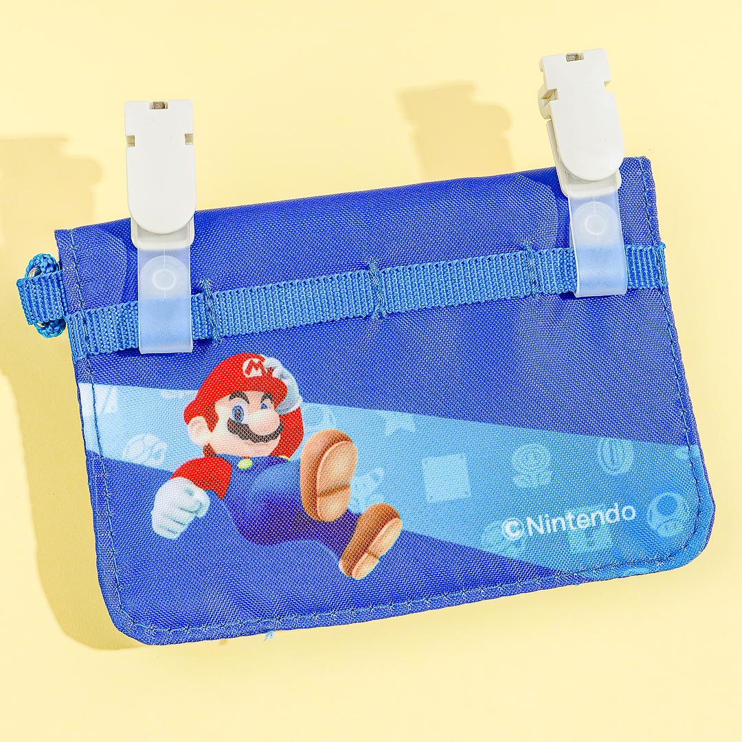 Super Mario Mini Outing Wallet With Neck Strap