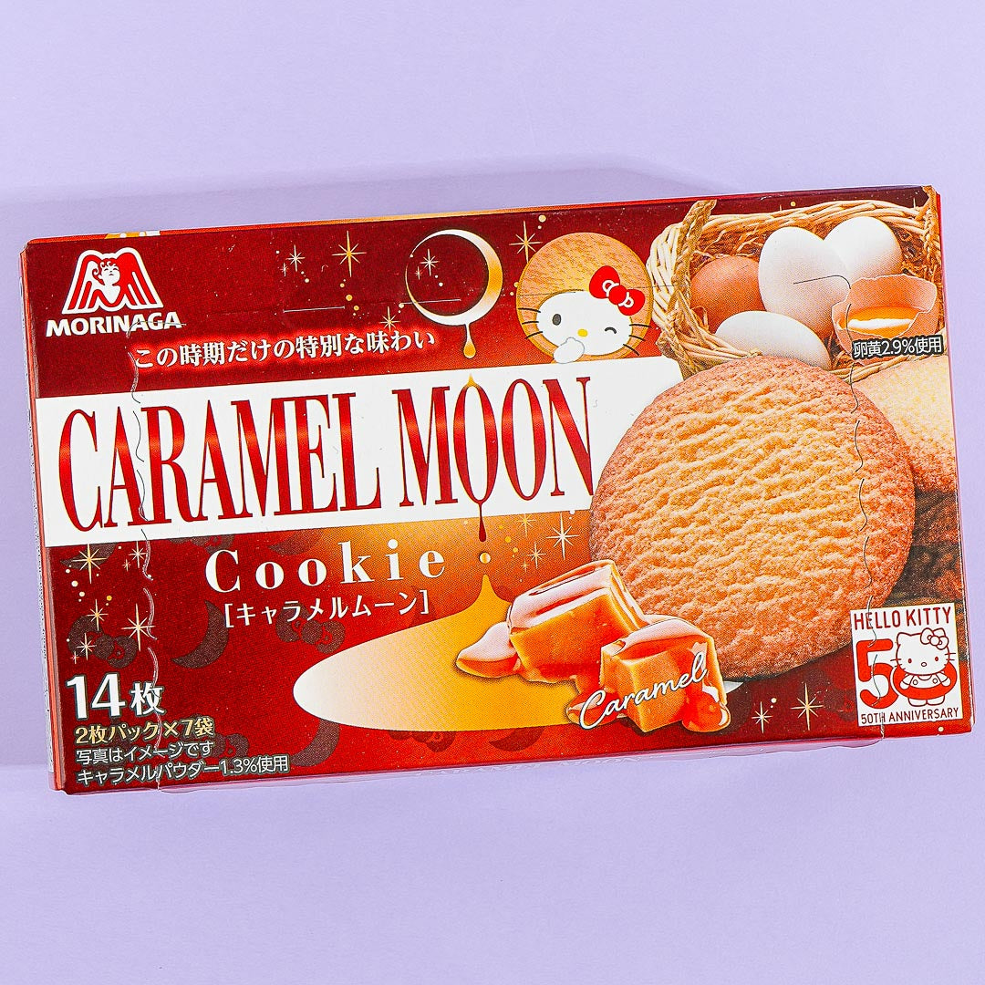 Morinaga x Hello Kitty Caramel Moon Cookie