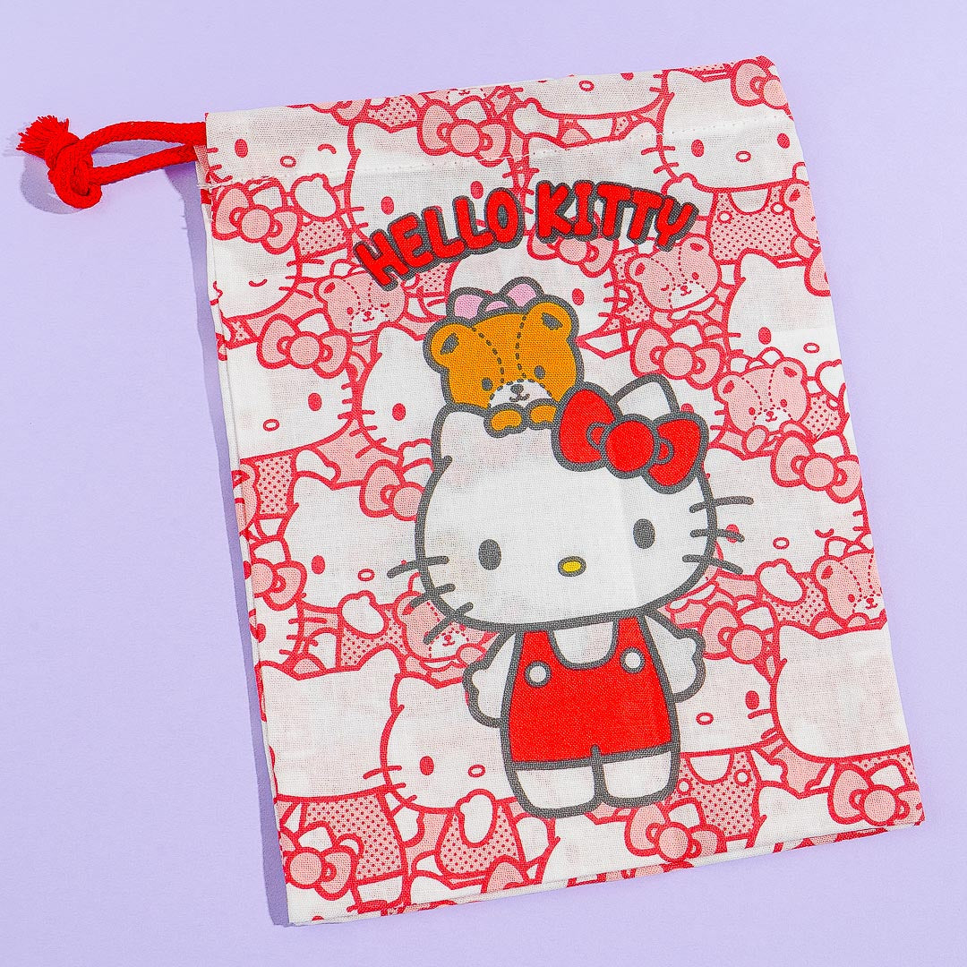 Hello Kitty Friendship Overload Drawstring Pouch
