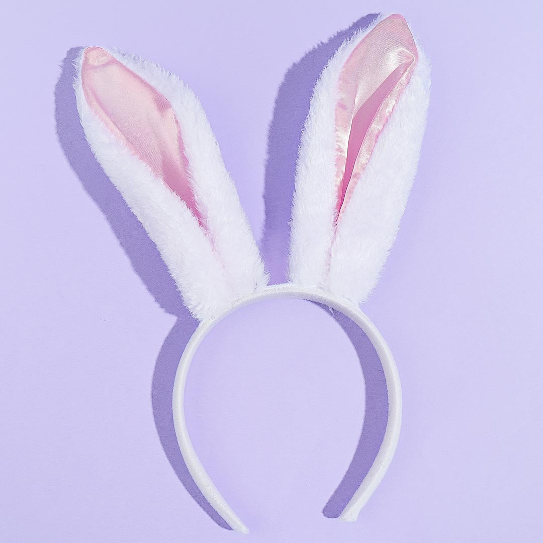 Bunny Ears & Tail Set - White