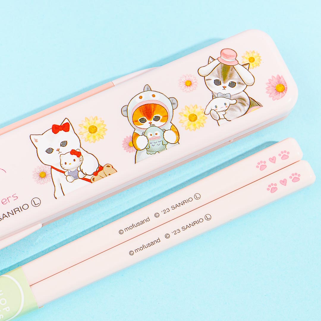 Mofusand x Sanrio Characters Chopsticks Set
