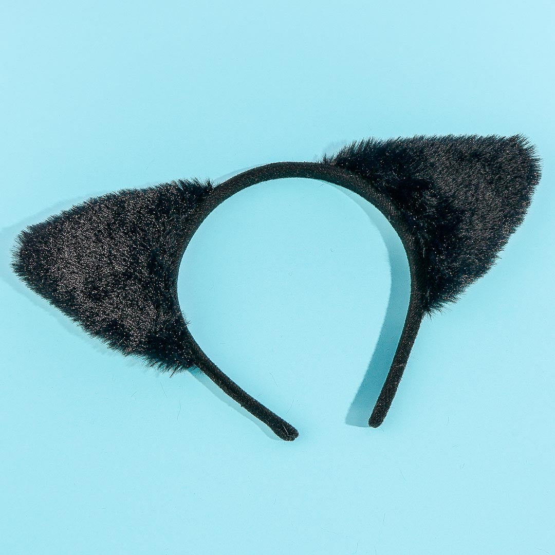 Cats Ear Headband and Tail Set